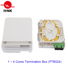 FTTH 1 Ports Optical Micro Termination Box for Sc Adapters